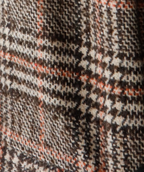 M.deux（エムドゥ）の「チェックチェスターコート（チェスターコート・レディース・ブラウン・MEDIUM）」の8枚目の写真