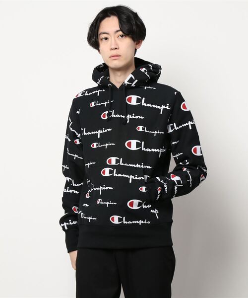 【セール】/Champion/REVERSE WEAVE P/O HOOD ALL OVER PRINT（パーカー）｜Champion（チャンピオン）