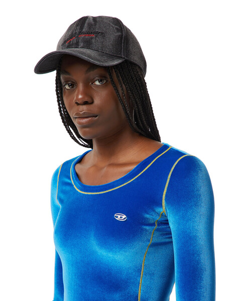 disel 服 ベロア 長袖 DIESEL ディーゼル DIESEL（ディーゼル）の「レディース 長袖 カットソー ベロア トップス