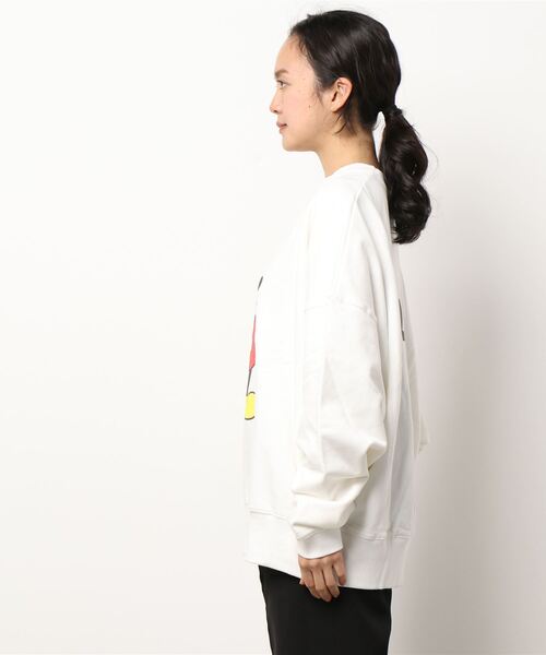 Little sunny bite(リトルサニーバイト)の「《Little Sunny Bite》Disney collection mickey sweat top(Tシャツ/カットソー・レディース・ホワイト/ブラック・FREE)」の9枚目の写真