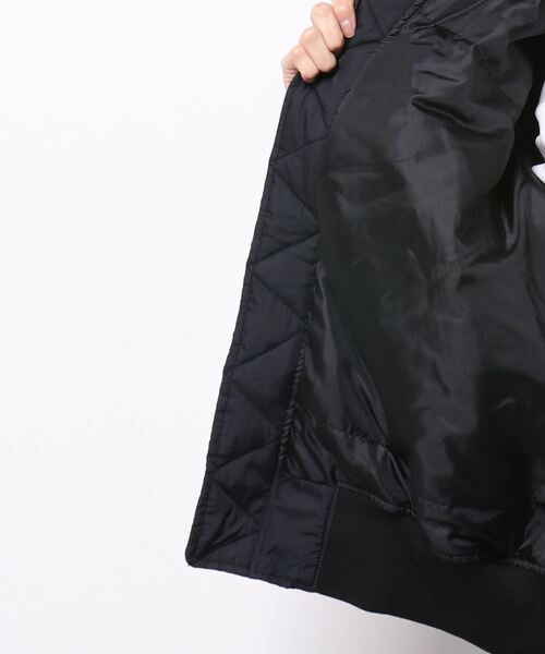 coca（coca）（コカ）の「ルーズシルエット MA-1ブルゾン（MA-1・レディース・ブラック/カーキ・M/L）」の17枚目の写真