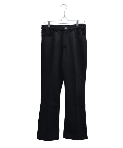 MinoriTY（マイノリティ）の「メルトン セミフレアパンツ Semi-flare Trousers【MinoriTY × WEARISTA Mr.SZK（ミスタースズキ）コラボ】（スラックス・メンズ・ブラック/グレー・M/L）」の11枚目の写真
