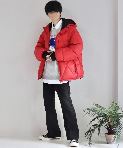 MinoriTY（マイノリティ）の「メルトン セミフレアパンツ Semi-flare Trousers【MinoriTY × WEARISTA Mr.SZK（ミスタースズキ）コラボ】（スラックス・メンズ・ブラック/グレー・M/L）」の15枚目の写真