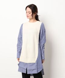 Abahouse Devinette | Mylanka ニットブロードワンピース(ニット/セーター)