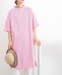 ボーダーゆるチュニック