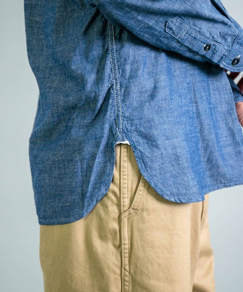 OMNIGOD mens / オムニゴッド] シャンブレー ワークシャツⅢ | Domingo