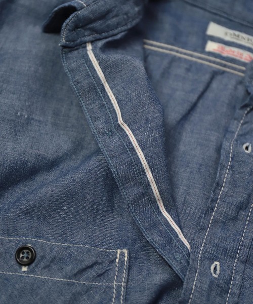 OMNIGOD（オムニゴッド）の「[OMNIGOD mens / オムニゴッド] シャンブレー ワークシャツⅢ（シャツ/ブラウス・メンズ・ワンウォッシュ・2/4/3）」の11枚目の写真