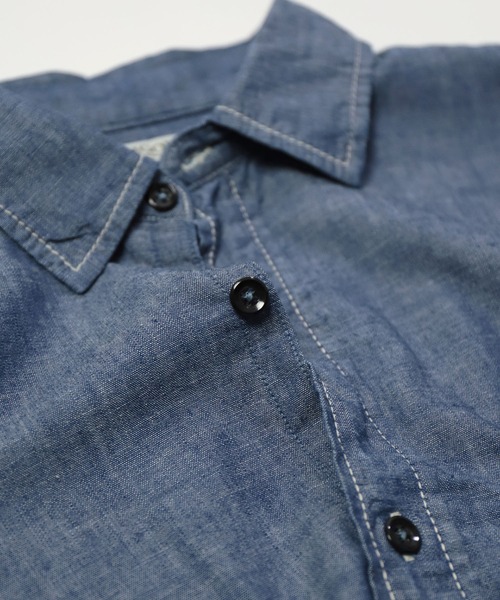 OMNIGOD（オムニゴッド）の「[OMNIGOD mens / オムニゴッド] シャンブレー ワークシャツⅢ（シャツ/ブラウス・メンズ・ワンウォッシュ・2/4/3）」の12枚目の写真