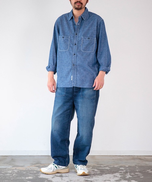 OMNIGOD mens / オムニゴッド] シャンブレー ワークシャツⅢ | Domingo