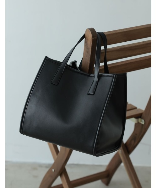 Re:EDIT（リエディ）の「キューブハンドバッグ（ハンドバッグ・レディース・レオパード/キャメル/ブラック・FREE）」の2枚目の写真