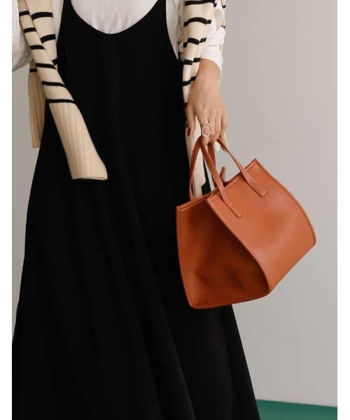 Re:EDIT（リエディ）の「キューブハンドバッグ（ハンドバッグ・レディース・レオパード/キャメル/ブラック・FREE）」の6枚目の写真