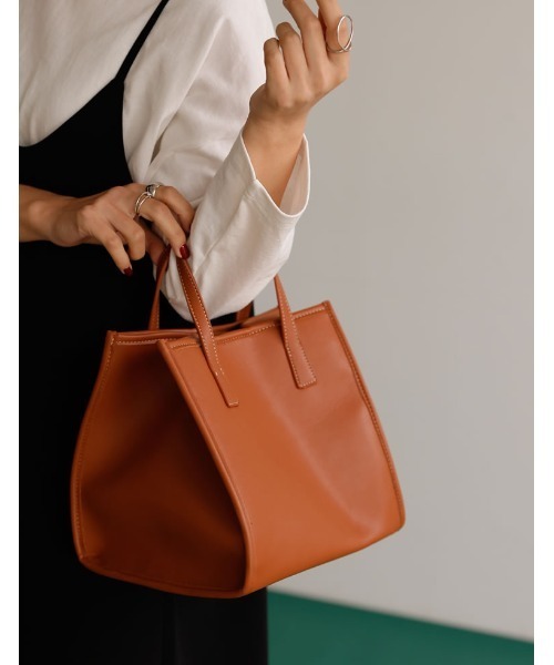 Re:EDIT（リエディ）の「キューブハンドバッグ（ハンドバッグ・レディース・レオパード/キャメル/ブラック・FREE）」の15枚目の写真