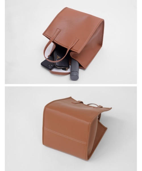 Re:EDIT（リエディ）の「キューブハンドバッグ（ハンドバッグ・レディース・レオパード/キャメル/ブラック・FREE）」の21枚目の写真