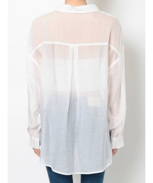 GYDA(ジェイダ)の「SHEAR シャツ(シャツ/ブラウス・レディース・ブラック/オフホワイト/シャーベット・FREE)」の13枚目の写真