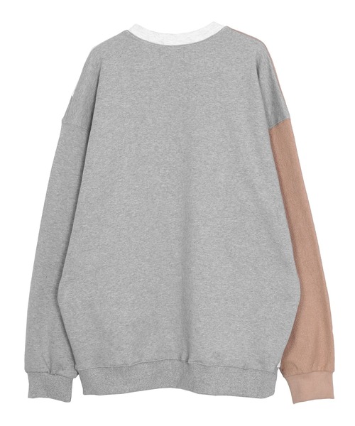 Figments（フィグメンツ）の「再構築スウェット（スウェット・レディース・ブラック/ベージュ・FREE）」の3枚目の写真