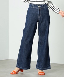 SOMETHING | SOMETHING WIDE DE BORDER ワイドパンツ(デニムパンツ)