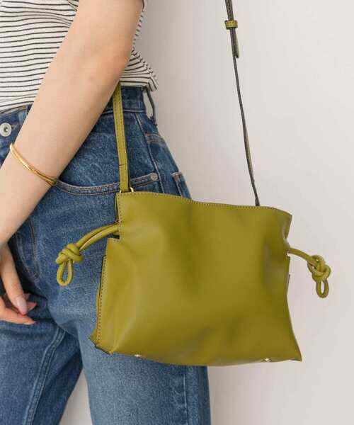 RODE SKO(ロデスコ)の「キンチャクミニショルダーバッグ(ショルダーバッグ・レディース・ベージュ系その他/グリーン系その他・ONE)」の14枚目の写真