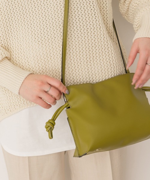 RODE SKO(ロデスコ)の「キンチャクミニショルダーバッグ(ショルダーバッグ・レディース・ベージュ系その他/グリーン系その他・ONE)」の18枚目の写真