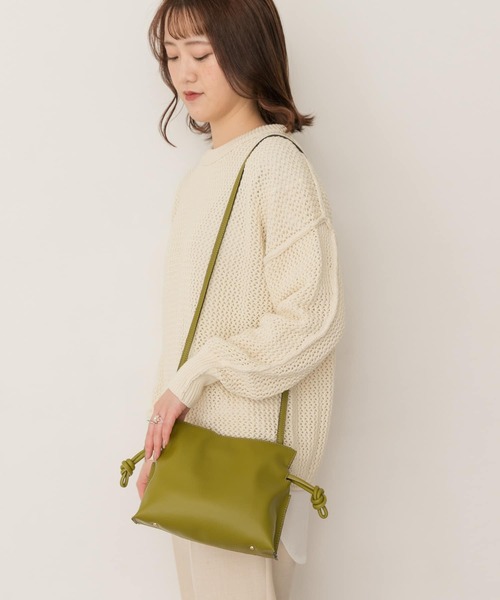 RODE SKO(ロデスコ)の「キンチャクミニショルダーバッグ(ショルダーバッグ・レディース・ベージュ系その他/グリーン系その他・ONE)」の19枚目の写真