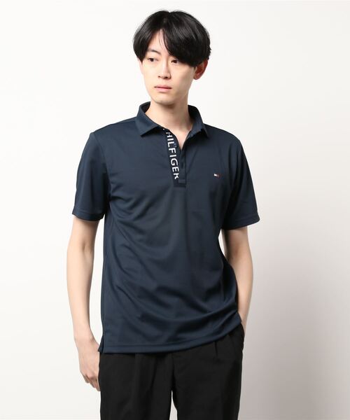 TOMMY HILFIGER GOLF（トミー ヒルフィガー ゴルフ）の「[トミーヒルフィガーゴルフ] メンズ 前立てリブシャツ　 （ポロシャツ・メンズ・ホワイト/ブラック/ネイビー/レッド/ブルー/グリーン・LL/M/L/XL）」の5枚目の写真
