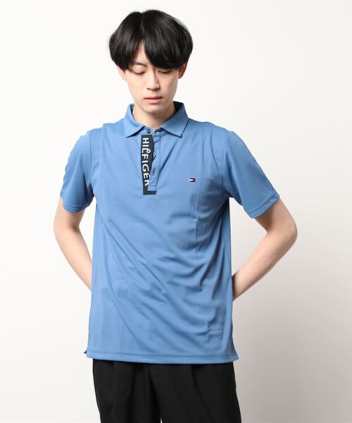 TOMMY HILFIGER GOLF（トミー ヒルフィガー ゴルフ）の「[トミーヒルフィガーゴルフ] メンズ 前立てリブシャツ　 （ポロシャツ・メンズ・ホワイト/ブラック/ネイビー/レッド/ブルー/グリーン・LL/M/L/XL）」の2枚目の写真