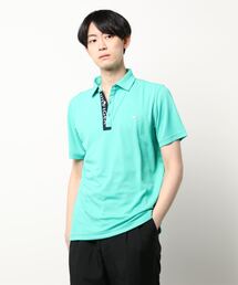 [トミーヒルフィガーゴルフ] メンズ 前立てリブシャツ　 
