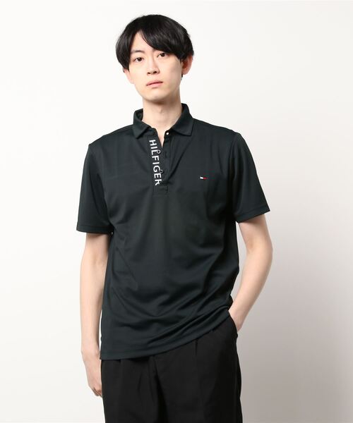 TOMMY HILFIGER GOLF（トミー ヒルフィガー ゴルフ）の「[トミーヒルフィガーゴルフ] メンズ 前立てリブシャツ　 （ポロシャツ・メンズ・ホワイト/ブラック/ネイビー/レッド/ブルー/グリーン・LL/M/L/XL）」の4枚目の写真