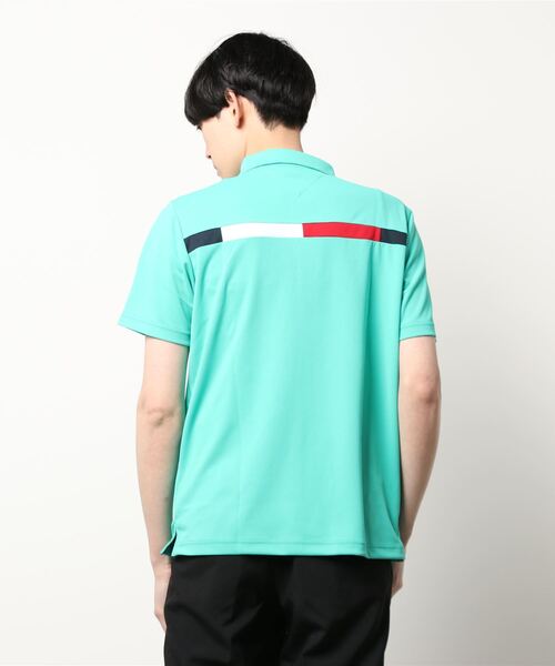 TOMMY HILFIGER GOLF（トミー ヒルフィガー ゴルフ）の「[トミーヒルフィガーゴルフ] メンズ 前立てリブシャツ　 （ポロシャツ・メンズ・ホワイト/ブラック/ネイビー/レッド/ブルー/グリーン・LL/M/L/XL）」の13枚目の写真