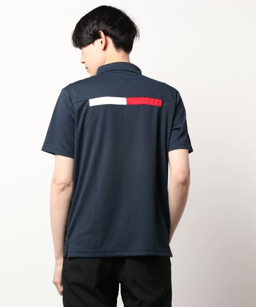 TOMMY HILFIGER GOLF（トミー ヒルフィガー ゴルフ）の「[トミーヒルフィガーゴルフ] メンズ 前立てリブシャツ　 （ポロシャツ・メンズ・ホワイト/ブラック/ネイビー/レッド/ブルー/グリーン・LL/M/L/XL）」の8枚目の写真