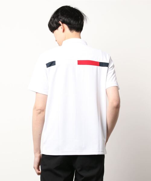 TOMMY HILFIGER GOLF（トミー ヒルフィガー ゴルフ）の「[トミーヒルフィガーゴルフ] メンズ 前立てリブシャツ　 （ポロシャツ・メンズ・ホワイト/ブラック/ネイビー/レッド/ブルー/グリーン・LL/M/L/XL）」の7枚目の写真