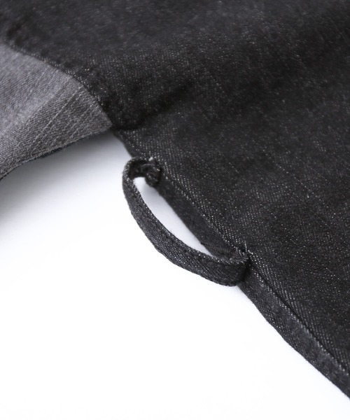 osharewalker（オシャレウォーカー）の「【廃盤】『配色デニムトレンチコート』（トレンチコート・レディース・ブラック・FREE）」の19枚目の写真