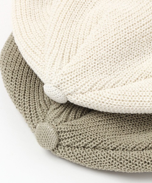 ALAND（エーランド）の「【UNISEX】3.3Field Trip／SHORT BEANE 2271089（ニットキャップ/ビーニー・レディース・ブラック/カーキ/アイボリー・FREE）」の8枚目の写真