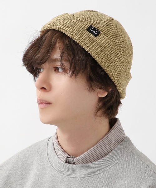 ALAND（エーランド）の「【UNISEX】3.3Field Trip／SHORT BEANE 2271089（ニットキャップ/ビーニー・レディース・ブラック/カーキ/アイボリー・FREE）」の12枚目の写真