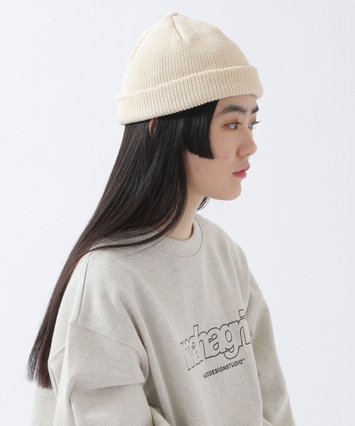 ALAND（エーランド）の「【UNISEX】3.3Field Trip／SHORT BEANE 2271089（ニットキャップ/ビーニー・レディース・ブラック/カーキ/アイボリー・FREE）」の14枚目の写真