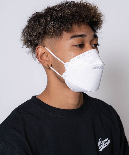 #Re:room（リルーム）の「リルームオリジナルディスポーザブルマスク（マスク・メンズ・ホワイト/ブラック・FREE）」の3枚目の写真