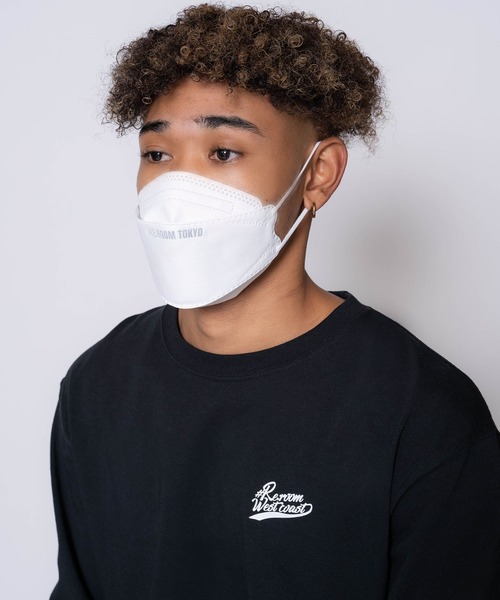 #Re:room（リルーム）の「リルームオリジナルディスポーザブルマスク（マスク・メンズ・ホワイト/ブラック・FREE）」の5枚目の写真