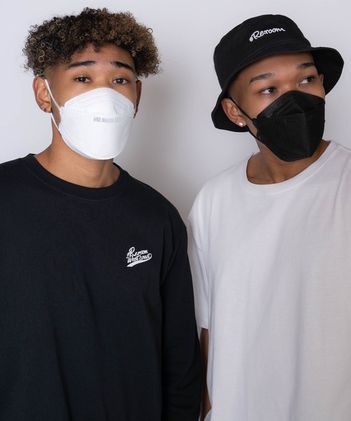 #Re:room（リルーム）の「リルームオリジナルディスポーザブルマスク（マスク・メンズ・ホワイト/ブラック・FREE）」の7枚目の写真
