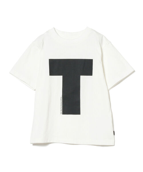 こども ビームス（コドモビームス）の「ARCH&LINE / G/D T logo Tシャツ 22（95～145㎝）（Tシャツ/カットソー・キッズ・ホワイト/ブラック/サックスブルー・SMALL/MEDIUM/LARGE/X-LARGE）」の4枚目の写真