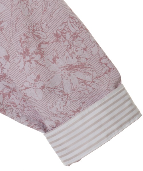 MEN'S BIGI（メンズビギ）の「フラワージャガードカッタウェイシャツ（シャツ/ブラウス・メンズ・ネイビー/ホワイト/ピンク・01/02/03/04）」の17枚目の写真