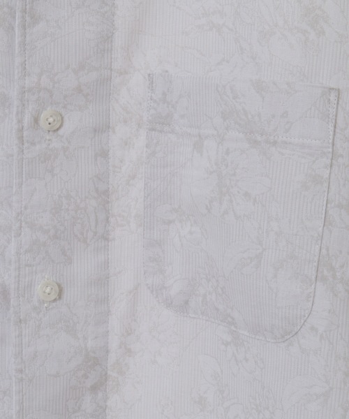 MEN'S BIGI（メンズビギ）の「フラワージャガードカッタウェイシャツ（シャツ/ブラウス・メンズ・ネイビー/ホワイト/ピンク・01/02/03/04）」の20枚目の写真