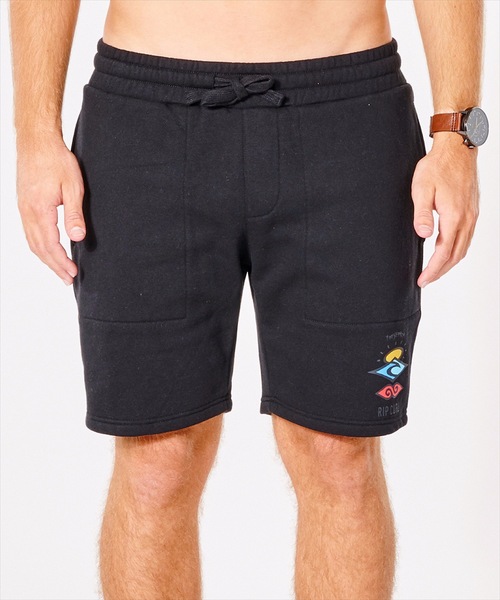 rip curl(リップカール)の「【RIPCURL(リップカール)】SEARCH ICON/ウエストゴムショーツ・スウェットパンツ(スウェットパンツ・メンズ・ブラック/グリーン系その他・SMALL/MEDIUM/LARGE)」の4枚目の写真