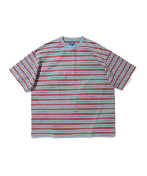 BEAMS（ビームス）の「BEAMS / カスリ ボーダー Tシャツ（Tシャツ/カットソー・メンズ・サックスブルー/ブラウン・X-LARGE/LARGE/MEDIUM/SMALL）」の10枚目の写真