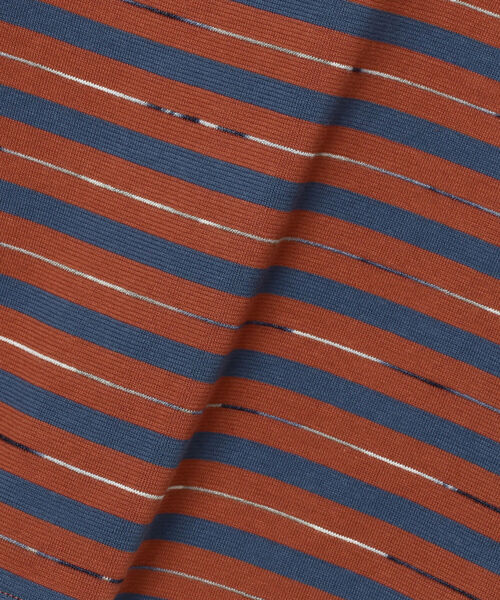 BEAMS（ビームス）の「BEAMS / カスリ ボーダー Tシャツ（Tシャツ/カットソー・メンズ・サックスブルー/ブラウン・X-LARGE/LARGE/MEDIUM/SMALL）」の19枚目の写真