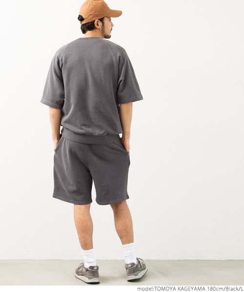 coca(coca)(コカ)の「ピグメントラグラントップス(Tシャツ/カットソー・メンズ・チャコールグレー/ライトブルー/パープル・M/L)」の8枚目の写真