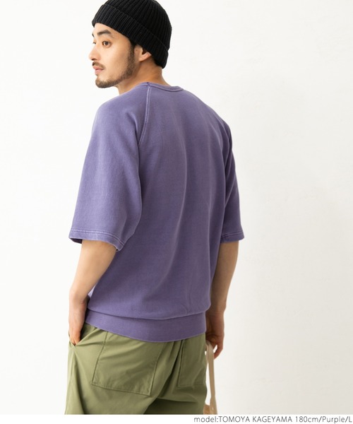 coca(coca)(コカ)の「ピグメントラグラントップス(Tシャツ/カットソー・メンズ・チャコールグレー/ライトブルー/パープル・M/L)」の18枚目の写真
