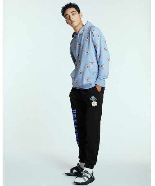 NIKE（ナイキ）の「NIKE AS M NSW SPE+ FT AOP PO HOODIE / ナイキ NSW SPE+ FT AOP プルオーバー L/S フーディ 【SP】（パーカー・メンズ・ブラック/ブルー・L/XL/XXL/M/S）」の7枚目の写真