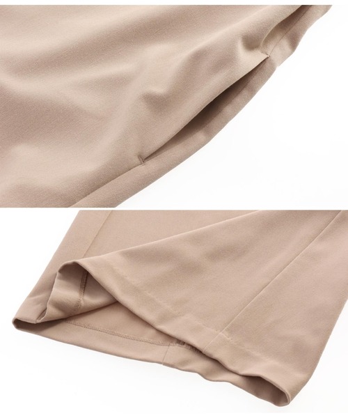 Settimissimo（セッティミッシモ）の「バックオープンデザインオールインワン（つなぎ/オールインワン・レディース・ブラック/グレイッシュベージュ・FREE）」の4枚目の写真