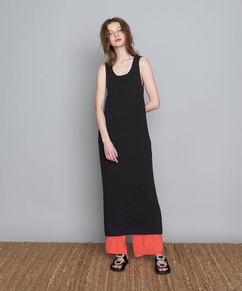 Missing You Already ミッシング ユー オールレディ コットン ネップ ノースリーブワンピース ワンピース Aewen Matoph イウエン マトフ のファッション通販 Zozotown