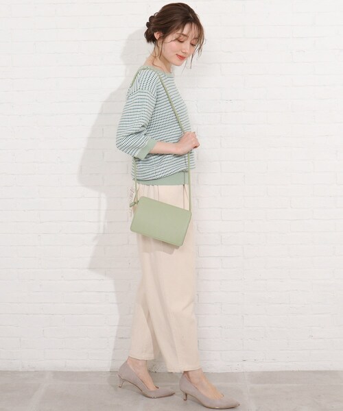 SHOO・LA・RUE（シューラルー）の「◆スクエアミニショルダー（ショルダーバッグ・レディース・イエロー/ライトグリーン/ナチュラル/ピンク系その他・00）」の12枚目の写真