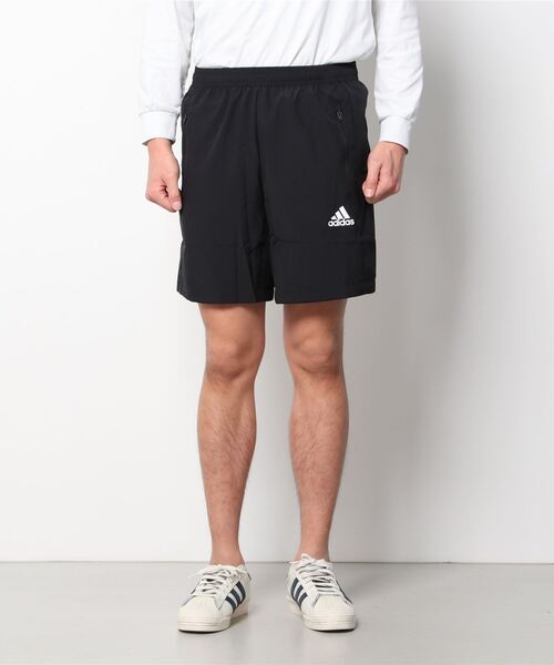 adidas(アディダス)の「アディダス adidas AEROREADY デザインド トゥ ムーブ ウーブン スポーツショーツ(その他パンツ・メンズ・ブラック/グレー・L/S/M/3L/LL)」の1枚目の写真